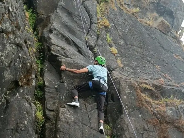 Rock climbing